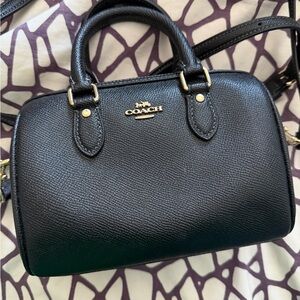 Coach Black Mini Rowan Crossbody Bag